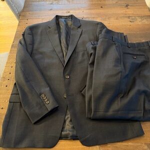 Lauren Ralph Lauren Charcoal Gray Men's Suit 46R